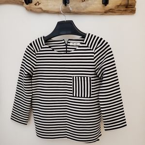 Madewell Striped 3/4-sleeve Shirt